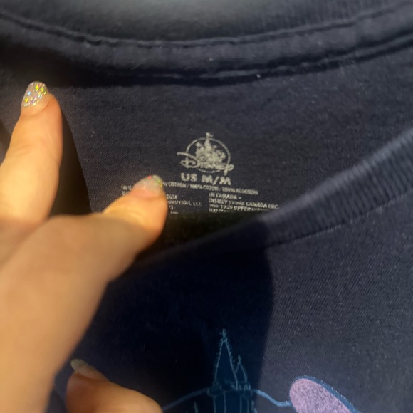 Walt Disney World Stitch Cinderella Castle Magic Kingdom Park Blue T-shirt M💙 - Picture 3 of 4